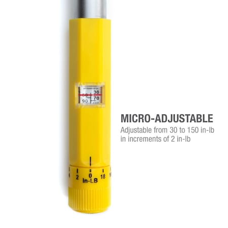 Js Products 1/4" DR MICRO ADJUSTBLE TORQUE WR ST96249